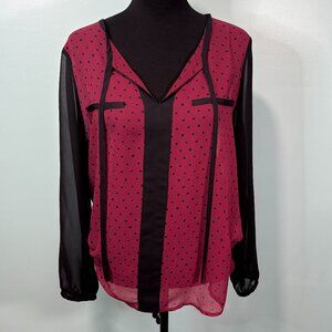 a.n.a Sheer Blouse   Lot O